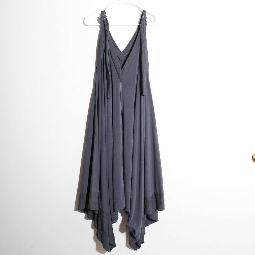 Free People FP Movement Seven Stars Onesie Jumpsuit Wide Leg Overall Gray Small - Picture 11 of 16